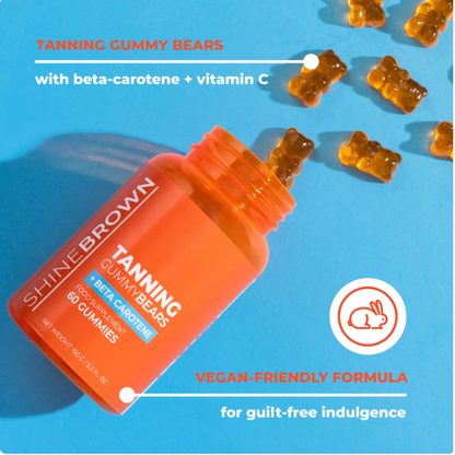 Shine Brown Beta Carotene Gummies