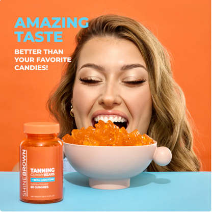 Shine Brown Beta Carotene Gummies